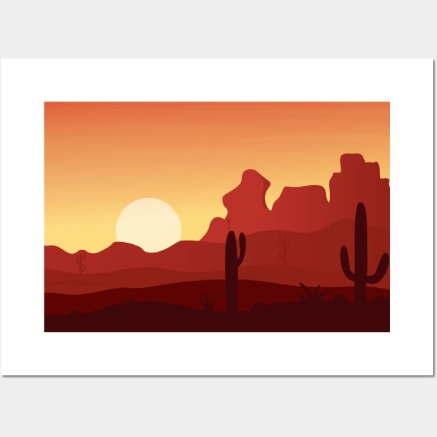 saguaro of the day Wall Art by Medotshirt